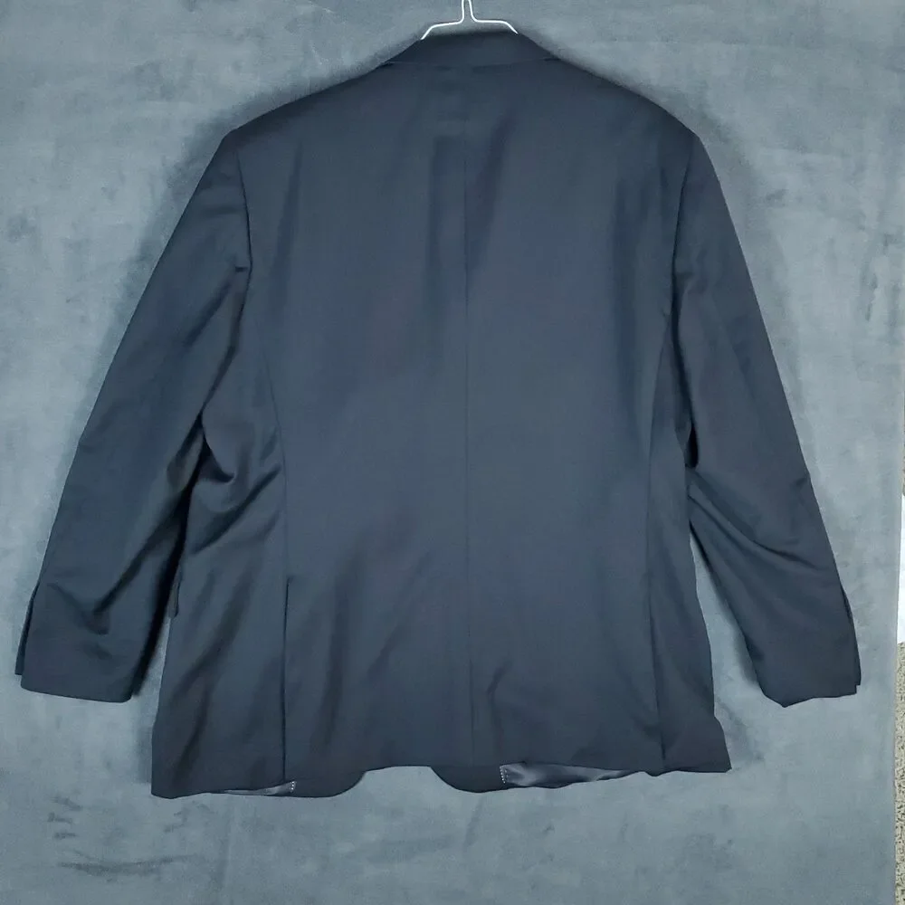 JOE Joseph Abboud Wool Black Dual Vent Blazer Sport Jacket 46R Wool - Picture 9 of 15